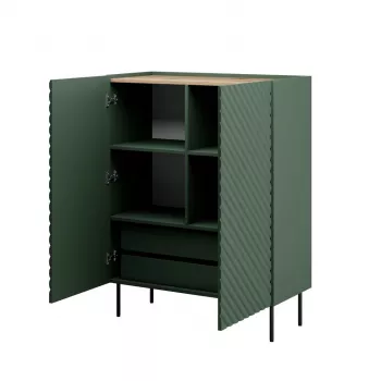 Scaffale Cama Meble ONDA ONDA 98×45×127 cm verde, armadio da parete a pavimento