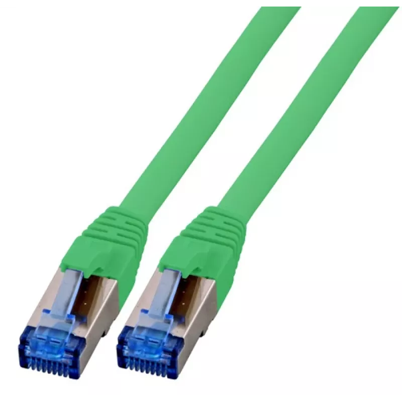 EFB-Elektronik Cavo patch RJ45 Cat.6A S/FTP TPECat.7 cavo grezzo superflex Verde 0,25m Produttore: EFB Elektronik (K5525FGN.0,25)