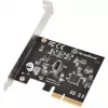 SilverStone SST-ECU07 scheda adattatore PCIe 3.0 x4 USB 3.2 Gen 2x2, 1x USB-C interna, low profile