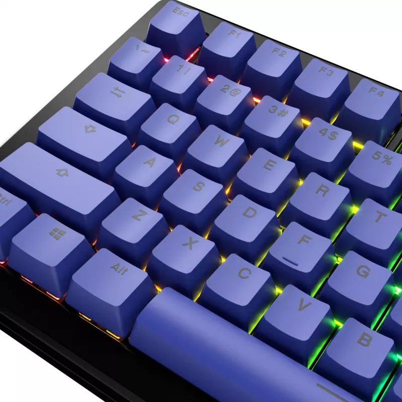 Set di keycap GLORIOUS GPBT Basics Mana Blue – PBT, layout ANSI