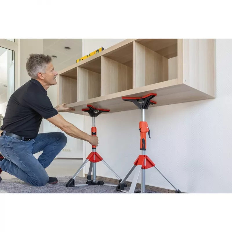 Puntello da soffitto e montaggio Bessey STE90 regolabile 575–910 mm con leva a pompa