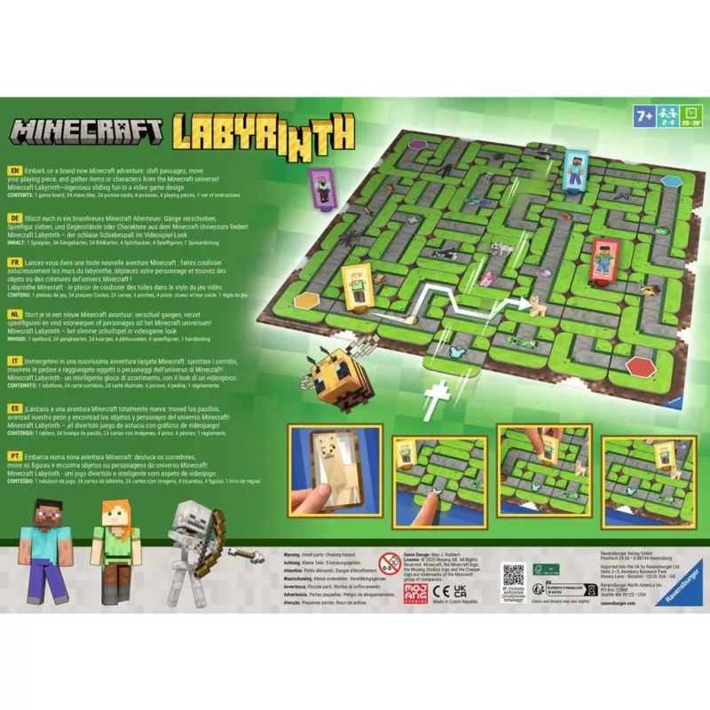 Minecraft Labyrinth, gioco da tavolo