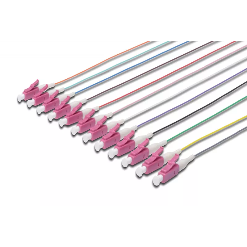 Pigtail in fibra ottica Digitus LC OM4 50/125 µ simplex 2m