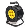 Prolunga con avvolgicavo 25m, 4 prese, 3x2,5mm²