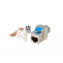 Modulo keystone Lanberg KSF8-4000 piatto blu argento RJ-45