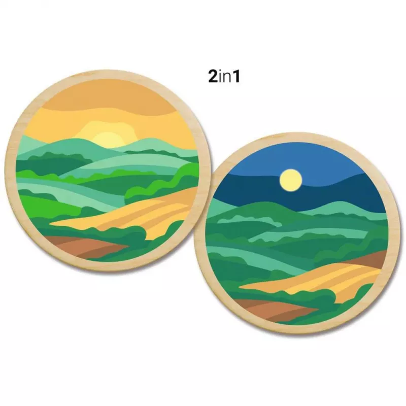 Ravensburger CreArt Wooden Hills 25925 Pittura per numeri su legno