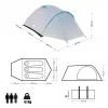 Tenda da campeggio per 3 persone NILS CAMP ROCKER NC6013