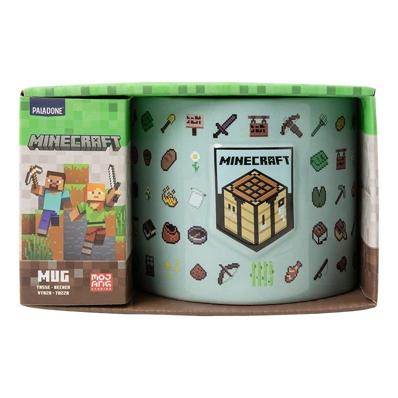 Paladone Minecraft tazza con rilievo