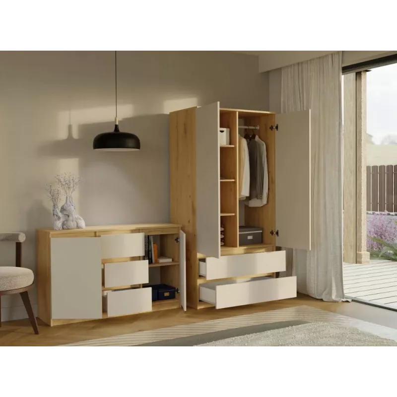 MALWA SS-90 armadio Artisan-rovere/cashmere
