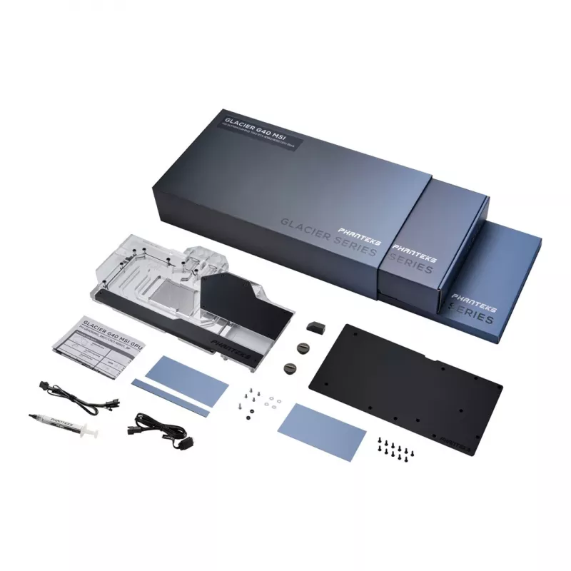 Phanteks Glacier G40 water block + backplate