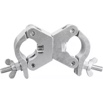 Morsetto orientabile EUROLITE TPC-35 argento – morsetto per illuminazione per truss e tubi