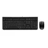 Tastiera mouse inclusi CHERRY DC 2000 universale USB AZERTY belga nero