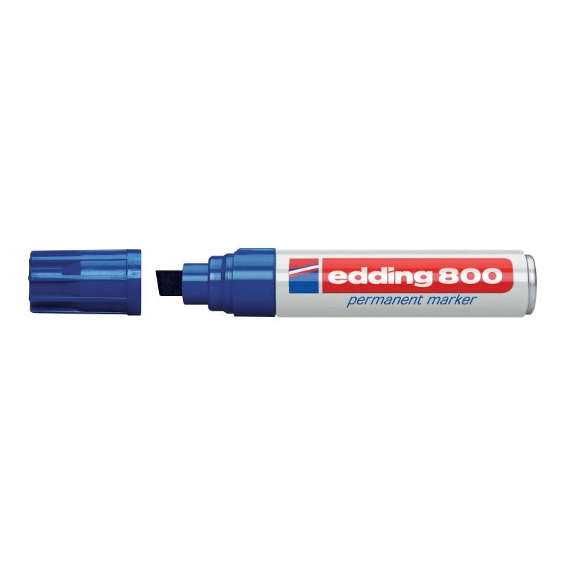 Pennarello permanente Edding 800 punta conica blu