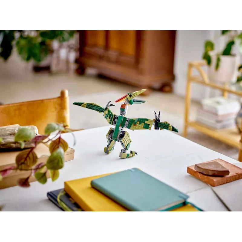 Giocattolo da costruzione LEGO Creator 3-in-1 kit T.Rex, 626 pezzi, 150 mm di altezza, età 9+