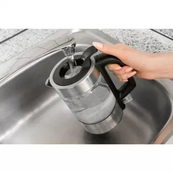 ProfiCook PC-WKS 1229 G bollitore 1 L 1600 W acciaio inox, trasparente