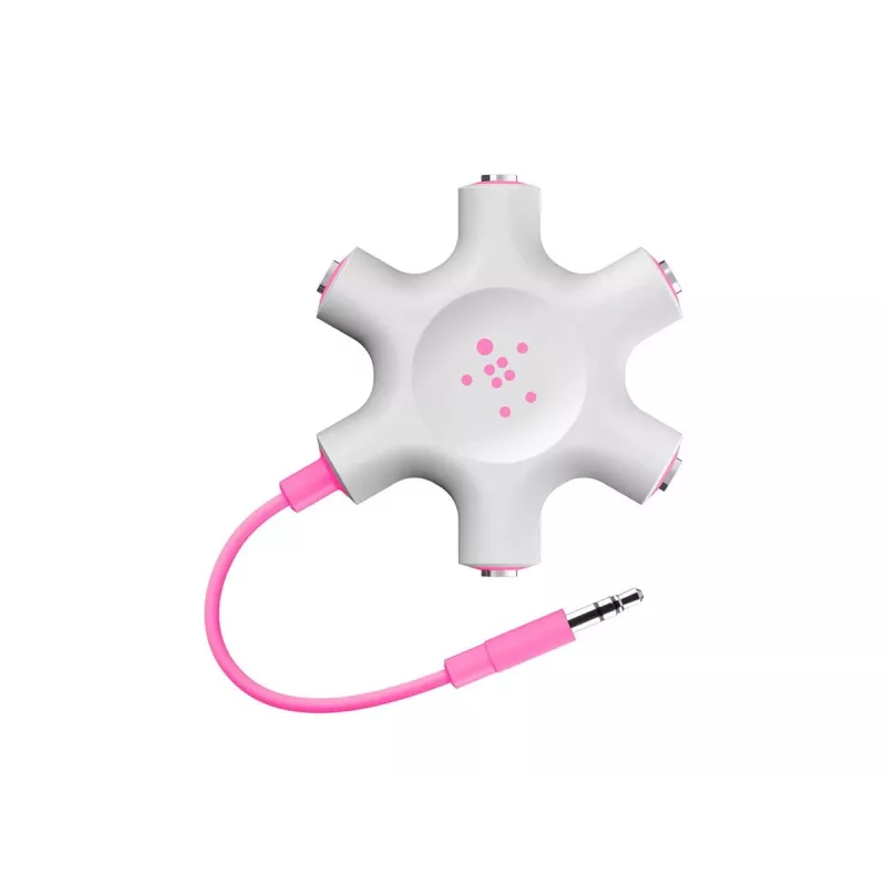 Belkin F8Z274BT - verde - bianco - 1x 3,5mm - 5x 3,5mm - maschio - femmina