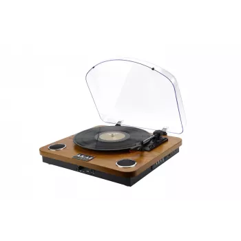 Giradischi audio a trasmissione a cinghia AKAI ATT-11BT — marrone, 33/45/78 giri/min, 0,8 W RMS