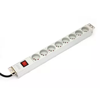 DIGITUS Professional A-19-STRIP-2-IMP – unità di distribuzione di corrente (rack – montabile a rack) – corrente alternata 250 V – alimentazione in ingresso – uscita