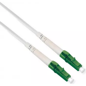 ROLINE Cavo in fibra ottica 9/125 µm OS2, LC/LC, APC, rinforzato in acciaio, simplex, LSOH, bianco, 7 m (21.15.8604)