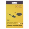 Microfono da tavolo DeLOCK 65873 nero