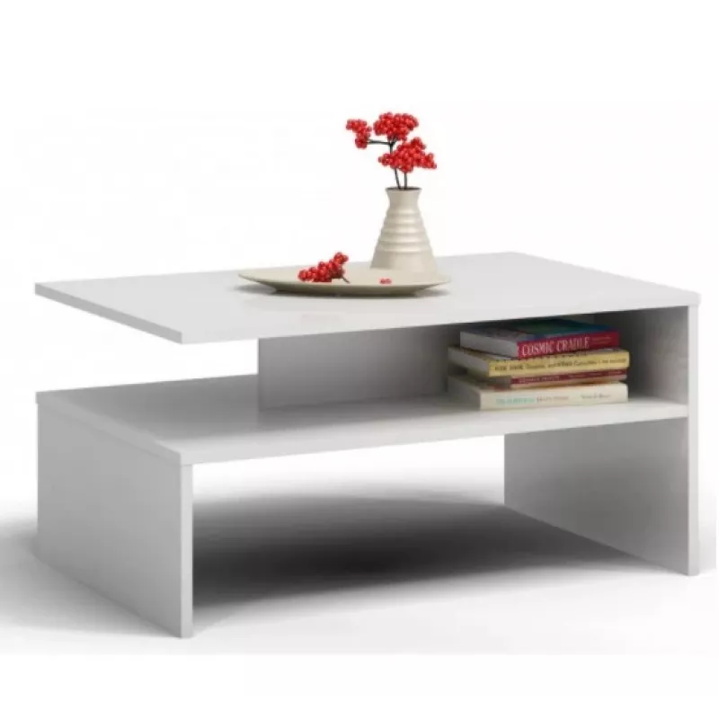 Topeshop ŁAWA BOSTON BIEL Tavolino / Tavolino laterale / Tavolino d'angolo