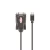 Unitek Y-1105K adattatore da USB-C a RS-232, 1,5 m, nero