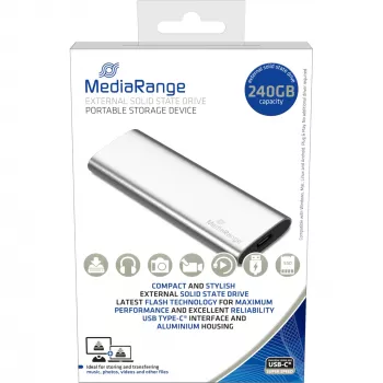Unità a stato solido esterna MediaRange 240 GB M.2 USB Type-C MR1101