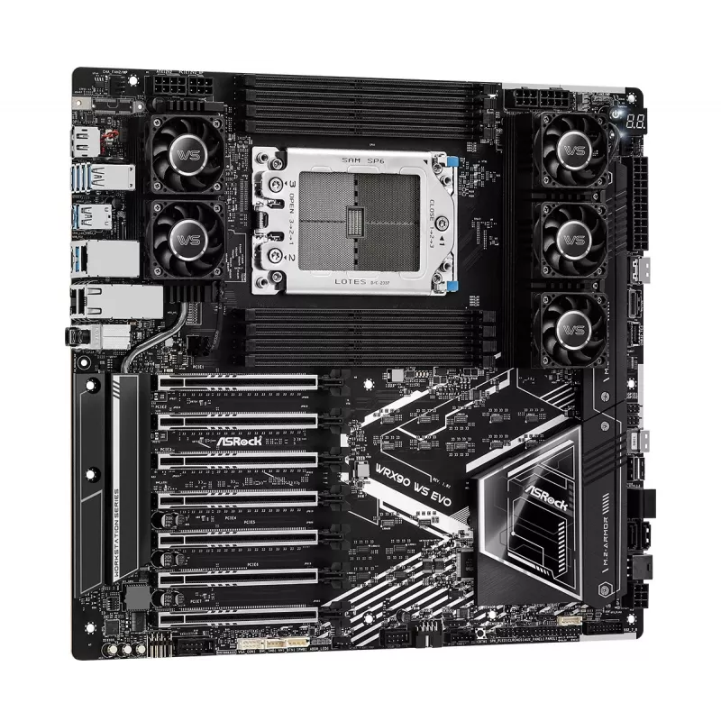 Scheda madre ASRock WRX90 WS EVO AMD WRX90 socket sTR5 EEB