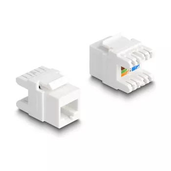 Modulo Keystone DeLOCK 88131 piatto RJ-45 bianco