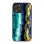 Custodia iKins per Apple iPhone 12 / 12 Pro — motivo agata viola