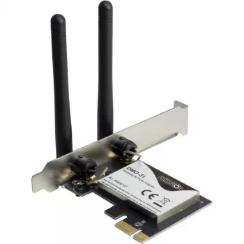 Inter-Tech DMG-31 - interno - senza fili - PCI Express - Wi-Fi - Wi-Fi 4 (802.11n) - 300 Mbit/s (88888147)