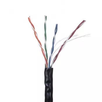 Cavo di rete LANBERG LCU6-10CC-0305-BK U/UTP Cat6 305 m, 23 AWG, CCA, 250 MHz, nero