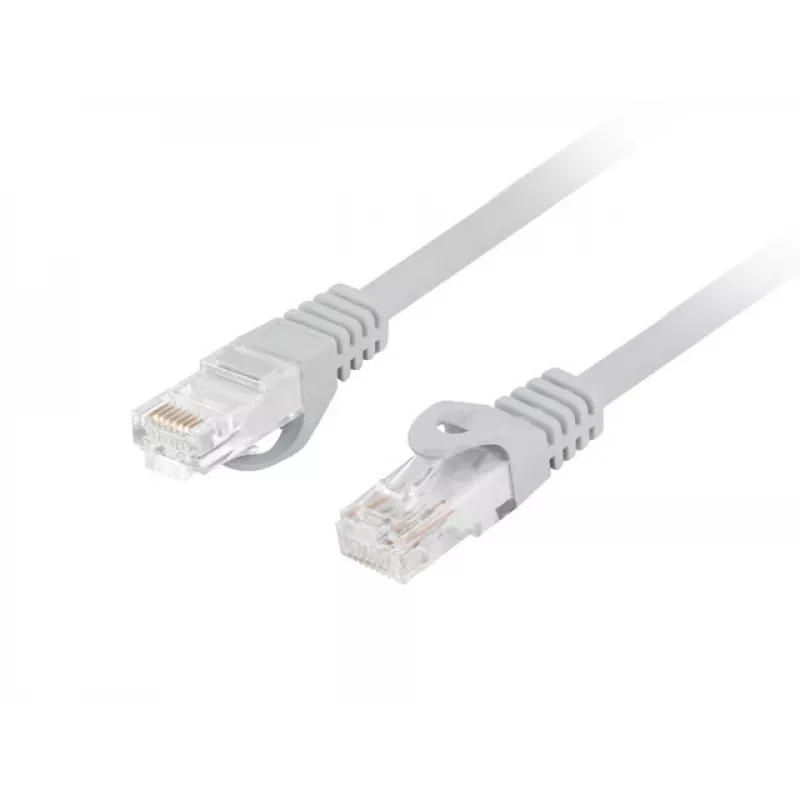Cavo di rete LANBERG Cat6 U/UTP RJ-45 su RJ-45 0,5 m grigio PCU6-10CU-0050-S