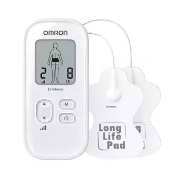 Omron E3 Intense HV-F021-E4W dispositivo TENS per terapia del dolore