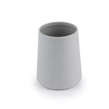 Bicchiere portaspazzolini Beldray LA033347UFFAS Antibac Grigio — accessorio da bagno, bicchiere antibatterico