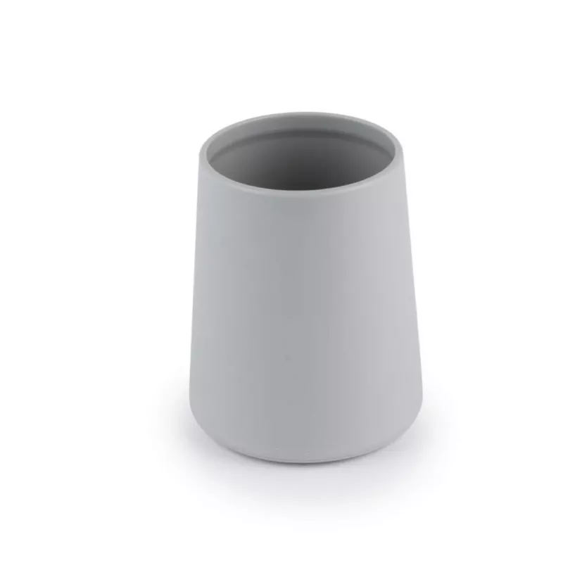 Bicchiere portaspazzolini Beldray LA033347UFFAS Antibac Grigio — accessorio da bagno, bicchiere antibatterico