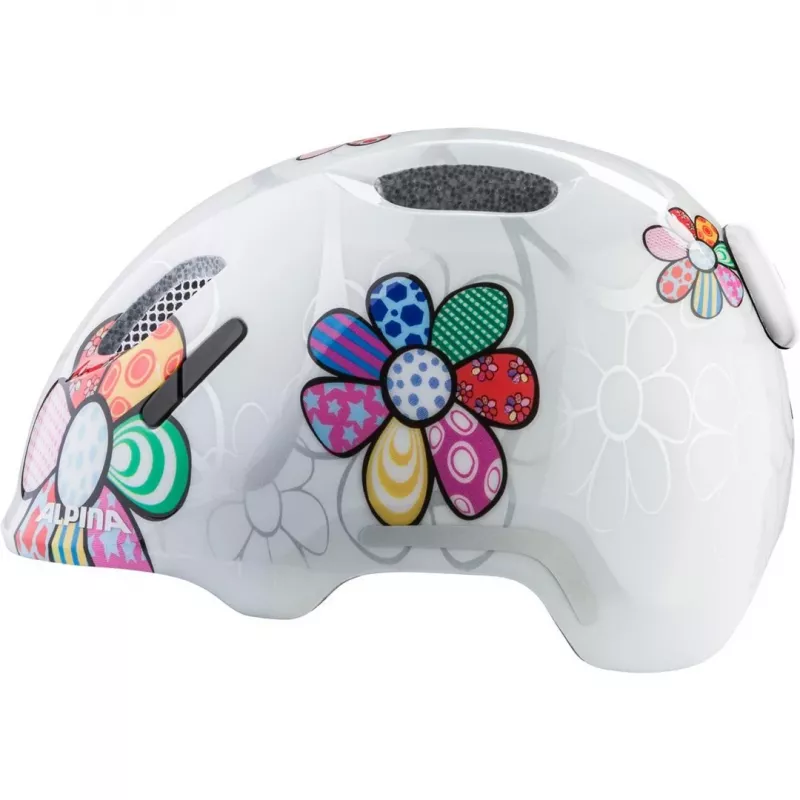 Casco per bici ALPINA XIMO 2 FLASH WHITE FLOWER GLOSS 49-54