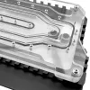 Piastra di distribuzione frontale per raffreddamento a liquido PC personalizzato, Singularity Spectre 2.0 Elite – supporto frontale per reservoir/flussometro (SC-SPECTRE-ELITE-FRONT-BK)
