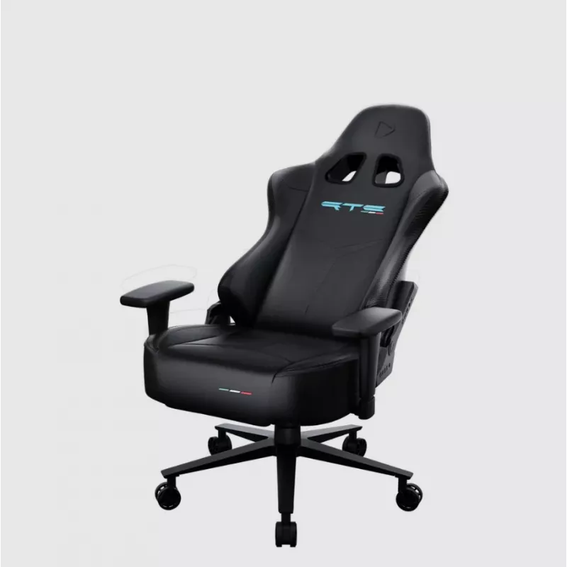 Sedia da gaming Onex RTC Embrace Hardcore nero — design ergonomico, regolabile in altezza e reclinabile