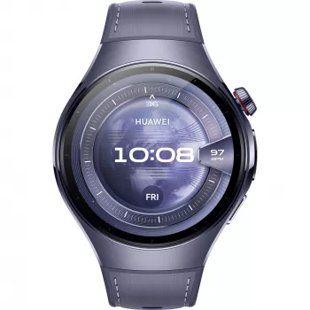Watch 5 46mm (Rates-L39L), smartwatch grigio/viola, cinturino in composito grigio-viola, cassa in titanio