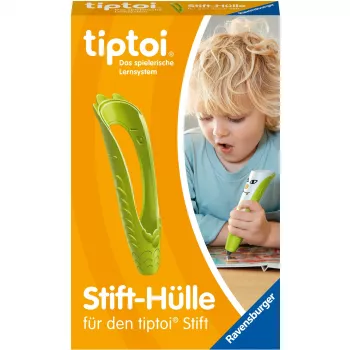 tiptoi pin custodia intercambiabile in verde, custodia protettiva verde