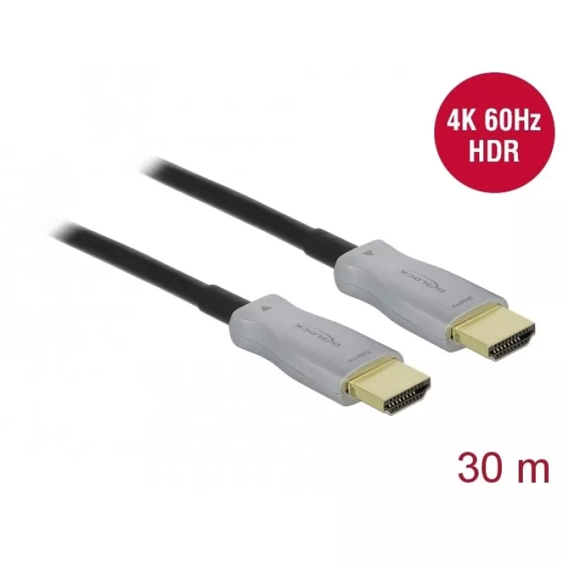 Cavo ottico attivo HDMI DeLOCK 85049 4K 60 Hz 30 m