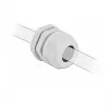 Pressacavo DeLOCK 60368 grigio plastica 2 pz.