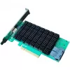 HighPoint Rocket 710L 8x porte su PCIe 3.0 x8 12Gb/s SAS DAS - Serial Attached SCSI (SAS) - SAS1
