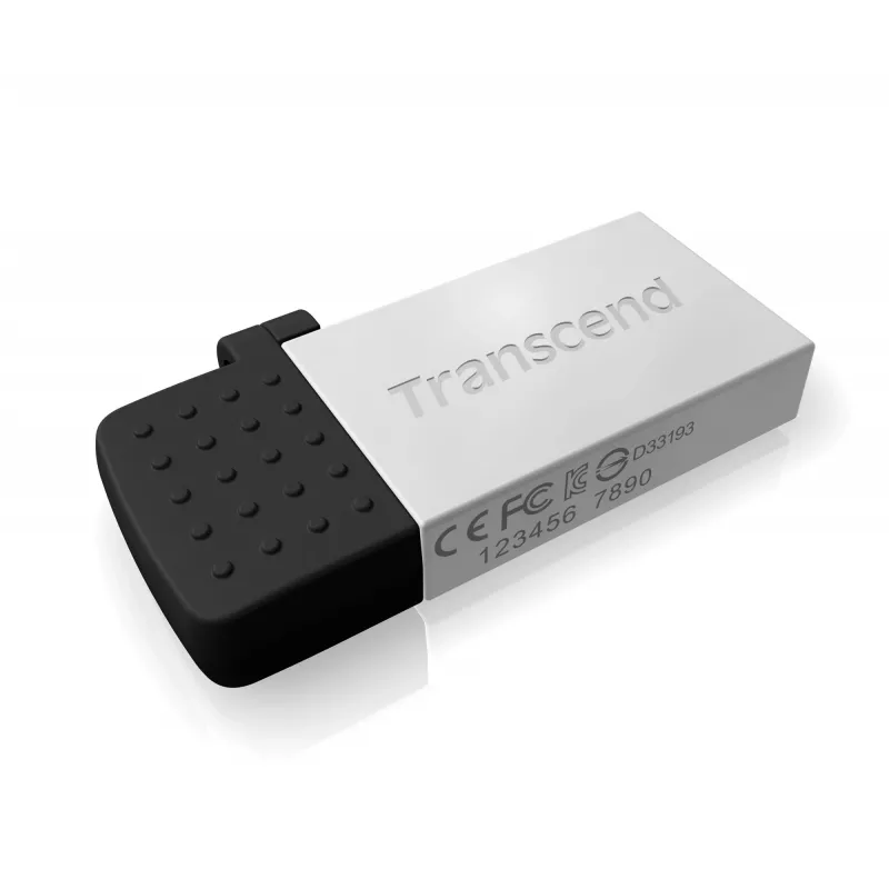 Transcend JetFlash Mobile 380 - Chiavetta USB - 16 GB - USB 2.0 - argento (TS16GJF380S)