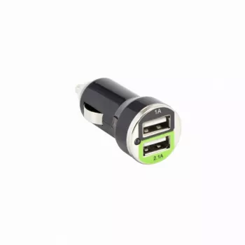 Sbox CC-221B caricabatterie da auto dual USB CC-221B nero