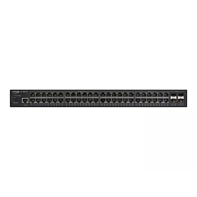 LANCOM GS-3652XP Managed L3 2.5G Ethernet (100/1000/2500) Power over Ethernet (PoE) 1U nero