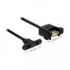 Cavo USB DeLOCK 1 m USB2.0 Micro-B/USB2.0-A