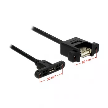Cavo USB DeLOCK 1 m USB2.0 Micro-B/USB2.0-A
