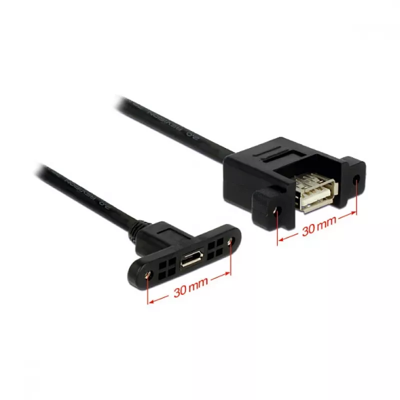 Cavo USB DeLOCK 1 m USB2.0 Micro-B/USB2.0-A